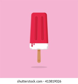 Abstract vector ice-cream illustration