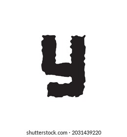 Abstract vector icon lettering logo design
