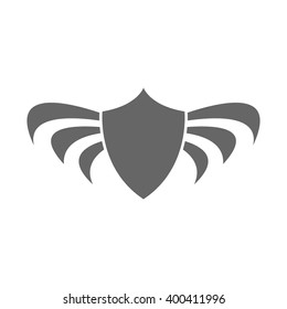 Abstract vector icon - wings logo template