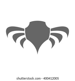 Abstract vector icon - wings logo template