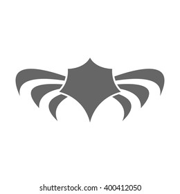 Abstract vector icon - wings logo template