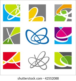 abstract vector icons