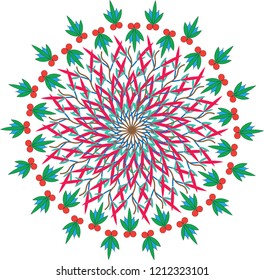 abstract vector illustrating  back ground with flowers