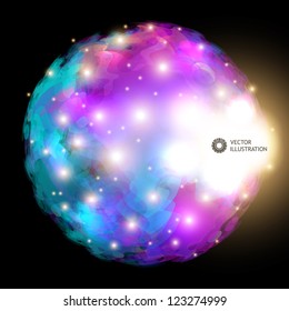 Abstrakte Vektorgrafik.