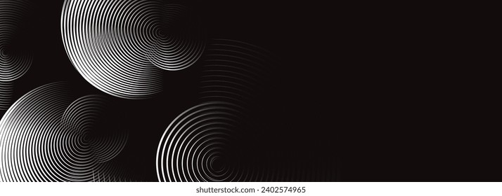 An abstract vector illustration, 3D curve formed by flowing dot particles against a steel light gray background, designed to evoke a technology-themed ambiance