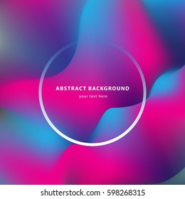 Abstract vector illustration. 3D Wavy Background. Design Template. Modern style
