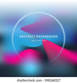Abstract vector illustration. 3D Wavy Background. Design Template. Modern style