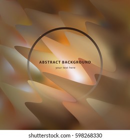 Abstract vector illustration. 3D Wavy Background. Design Template. Modern style