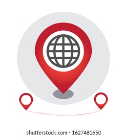 Abstract vector illustration of affiliate office flat design concept.