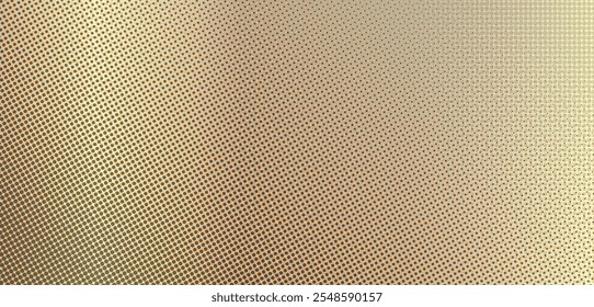 Abstract vector illustration backdrop: Black brown hue dotted offset screen gradation vector illustration: retro halftone texture background.