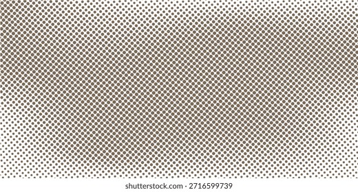Abstract vector illustration backdrop: Black brown hue dotted offset screen gradation vector illustration: retro halftone texture background.