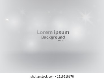 Abstract vector illustration background Blurred white circle