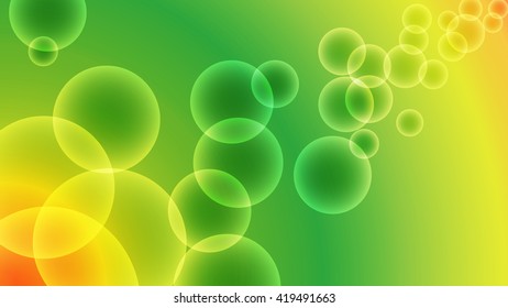 Abstract vector illustration of a background with bubbles