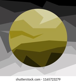 Abstract vector illustration background with circle