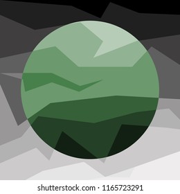 Abstract vector illustration background with circle
