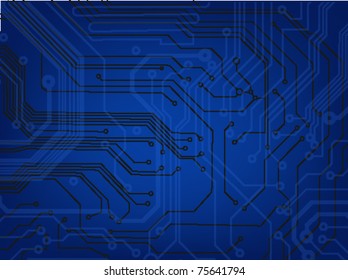 abstract vector illustration background. circuit board