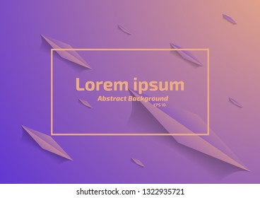 Abstract vector illustration background Colorful geometry