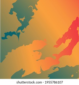 abstrakter Vektorgrafik-Hintergrund, Cover, Postkarte, fließende Materialien aus der Ausgangsbasis, Farbstreifen.