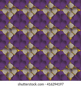 Abstract vector illustration background with decorative flowers