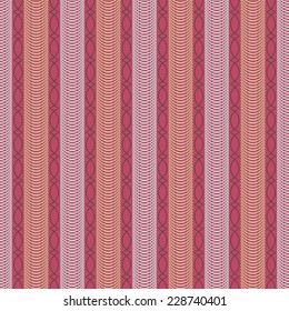 Abstract vector illustration background with guilloche stripes