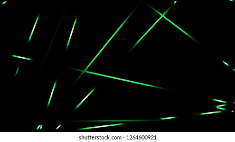 abstract vector illustration background light lines. color green