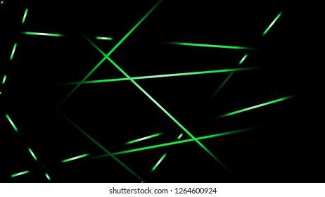 abstract vector illustration background light lines. color green
