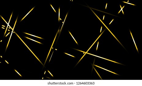 abstract vector illustration background light lines. color gold