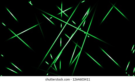 abstract vector illustration background light lines. color green