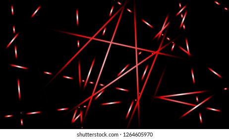 abstract vector illustration background light lines. color red