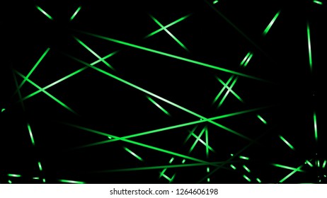 abstract vector illustration background light lines. color green