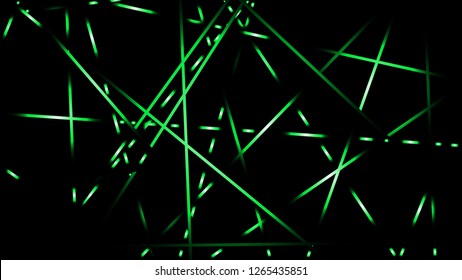 abstract vector illustration background light lines. color green