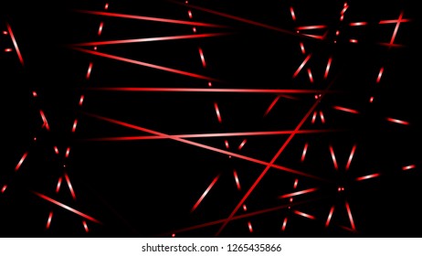 abstract vector illustration background light lines. color red