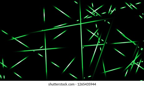 abstract vector illustration background light lines. color green