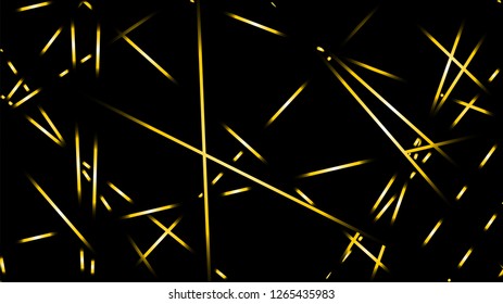 abstract vector illustration background light lines. color gold