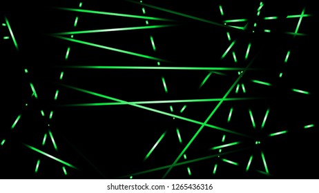 abstract vector illustration background light lines. color green