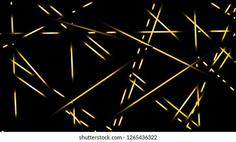 abstract vector illustration background light lines. color gold