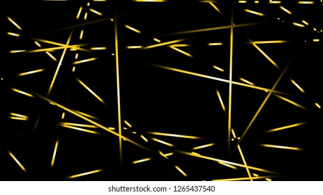 abstract vector illustration background light lines. color gold