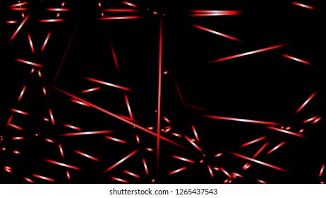 abstract vector illustration background light lines. color red