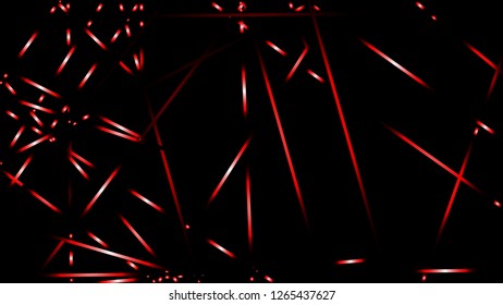 abstract vector illustration background light lines. color red