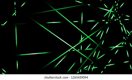 abstract vector illustration background light lines. color green