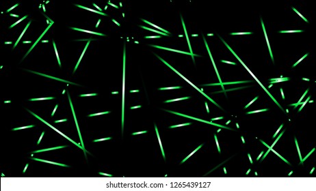 abstract vector illustration background light lines. color green