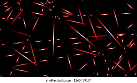 abstract vector illustration background light lines. color red