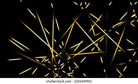 abstract vector illustration background light lines. color gold