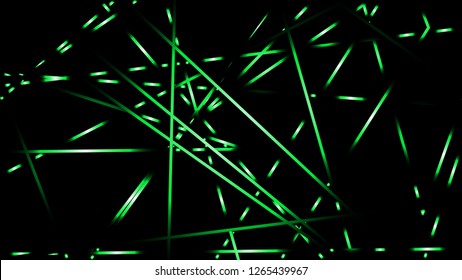 abstract vector illustration background light lines. color green