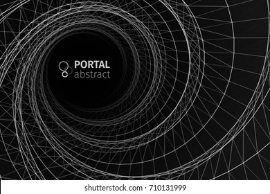  Abstract vector illustration. Background vector. Plexus effect.
