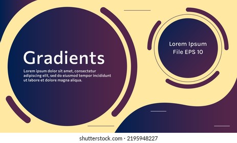 abstract vector illustration background template, color gradation. can be used for presentation templates