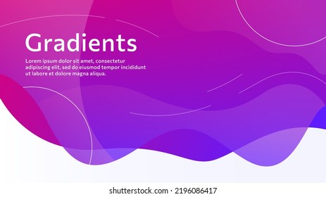 abstract vector illustration background template, color gradation. can be used for presentation templates