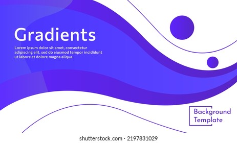 Abstract vector illustration background template, graded color. can be used for presentation templates