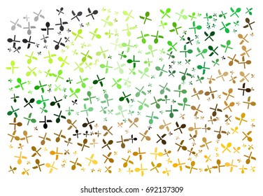 Abstract vector illustration background texture made of spoon and knife