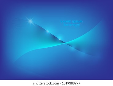 Abstract vector illustration background Wave geometry